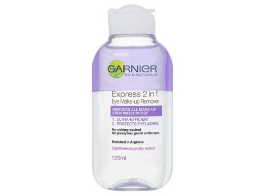 Garnier Skin Naturals 2-in-1 Eye Make-Up Remover 125ml, $6.50. Available at Lookfantastic